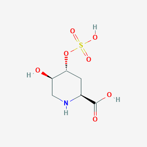 molecular formula C6H11NO7S B1247090 Cribronic acid 