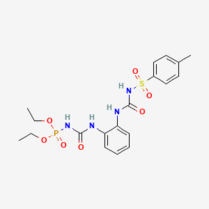 molecular formula C19H25N4O7PS B1247135 Diuredosan 