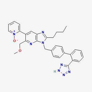 molecular formula C31H30N8O2 B1247136 KR31173 