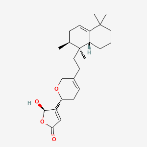 molecular formula C25H36O4 B1247140 Cacospongionolide F 