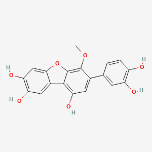 molecular formula C19H14O7 B1247141 6'-desmethylcandidusin B 