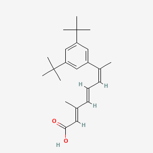 molecular formula C23H32O2 B1247156 (2E,4E,6Z)-7-(3,5-ditert-butylphenyl)-3-methylocta-2,4,6-trienoic acid 