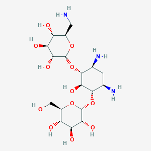 molecular formula C18H35N3O12 B1247158 Kanamycin D 