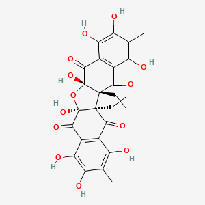 molecular formula C26H24O13 B1247163 Hybocarpone 