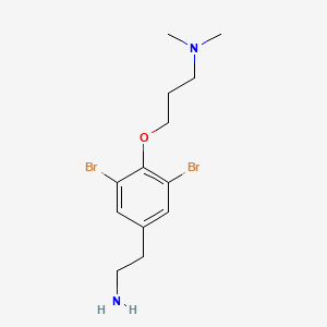 molecular formula C13H20Br2N2O B1247169 Purpurealidin E 