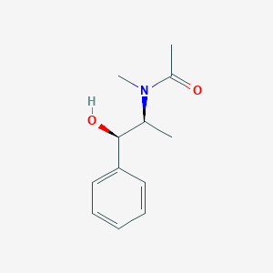 molecular formula C12H17NO2 B124718 N-[(1R,2S)-1-hydroxy-1-phenylpropan-2-yl]-N-methylacetamide CAS No. 2272-83-5