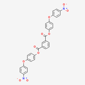 molecular formula C32H20N2O10 B12471853 Bis[4-(4-nitrophenoxy)phenyl] benzene-1,3-dicarboxylate 