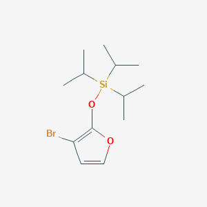 molecular formula C13H23BrO2Si B1247190 2-(Triisopropylsiloxy)-3-bromofuran 