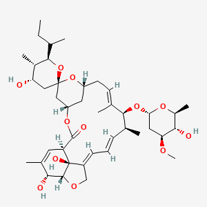 molecular formula C41H62O12 B1247201 Avermectin B2a monosaccharide 