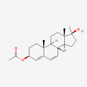 molecular formula C22H32O3 B1247202 17-Methylandrosta-4,6-diene-3beta,17beta-diol 3-acetate 