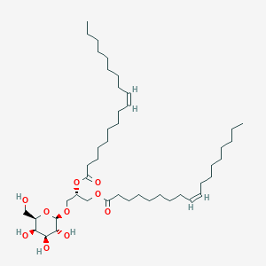 molecular formula C45H82O10 B1247210 1,2-dioleoyl-3-beta-D-galactosyl-sn-glycerol 