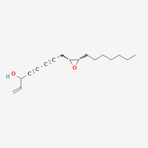 molecular formula C17H24O2 B1247218 8-[(2R,3S)-3-heptyloxiran-2-yl]oct-1-en-4,6-diyn-3-ol 