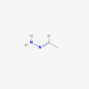 molecular formula C2H6N2 B1247221 Acetaldehyde hydrazone 
