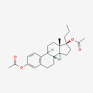 17-Propylestra-1,3,5(10)-triene-3,17beta-diol diacetate