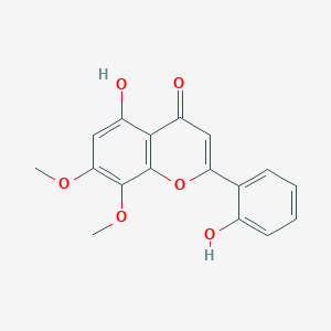 molecular formula C17H14O6 B124726 Skullcapflavone I CAS No. 41060-16-6
