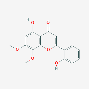 molecular formula C17H14O6 B124726 Panicolin CAS No. 41060-16-6