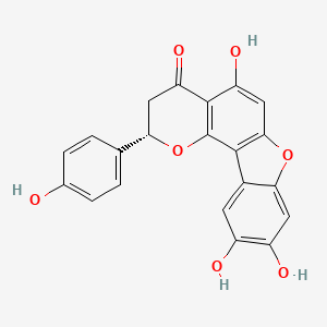molecular formula C21H14O7 B1247270 Anastatin B 