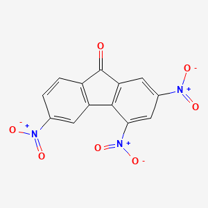 molecular formula C13H5N3O7 B12472982 2,4,6-Trinitrofluoren-9-one CAS No. 47271-56-7