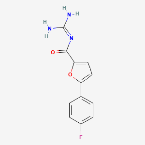 [5-(4-Fluorophenyl)furan-2-ylcarbonyl]guanidine