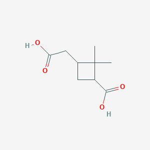molecular formula C9H14O4 B124731 松香酸 CAS No. 28664-02-0