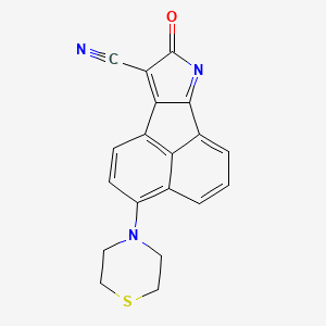 8-oxo-3-thiomorpholino-8H-acenaphtho[1,2-b]pyrrole-9-carbonitrile