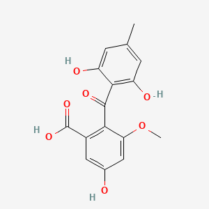 molecular formula C16H14O7 B1247328 Demethylsulochrin 