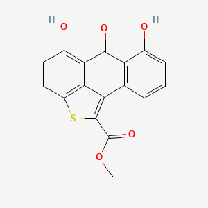 5,7-dihydroxy-1-methoxycarbonyl-6-oxo-6H-anthra[1,9-bc]thiophene