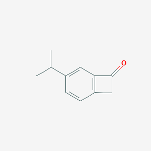 molecular formula C11H12O B124736 4-Isopropylbicyclo[4.2.0]octa-1,3,5-trien-7-one CAS No. 140210-31-7