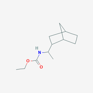 molecular formula C12H21NO2 B12473703 Ethyl [1-(bicyclo[2.2.1]hept-2-yl)ethyl]carbamate 