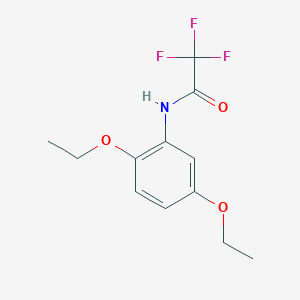 molecular formula C12H14F3NO3 B12473866 N-(2,5-diethoxyphenyl)-2,2,2-trifluoroacetamide 