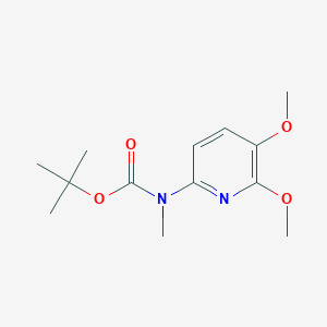 molecular formula C13H20N2O4 B12473915 tert-Butyl (5,6-dimethoxypyridin-2-yl)(methyl)carbamate 