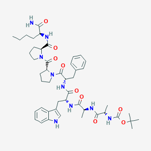 molecular formula C47H65N9O9 B124744 GR 87389 