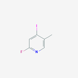 molecular formula C6H5FIN B124746 2-氟-4-碘-5-甲基吡啶 CAS No. 153034-94-7