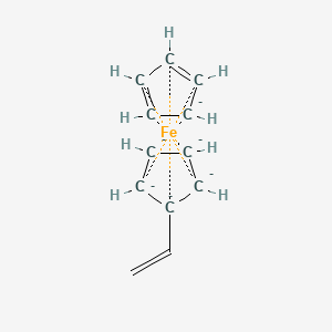molecular formula C12H12Fe-6 B1247460 Cyclopentane;2-ethenylcyclopenta-1,3-diene;iron 