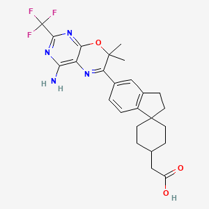 molecular formula C25H27F3N4O3 B1247504 JTT-553 CAS No. 701232-94-2