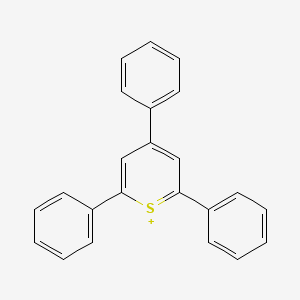 molecular formula C23H17S+ B12475331 2,4,6-Triphenylthiopyrylium 