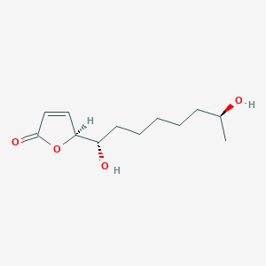 2(5H)-Furanone, 5-[(1S,7S)-1,7-dihydroxyoctyl]-, (5S)-