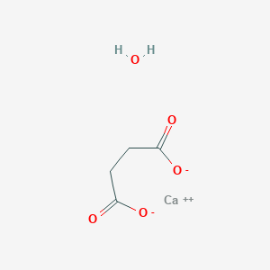 molecular formula C4H6CaO5 B124760 Calcium succinate monohydrate CAS No. 159389-75-0