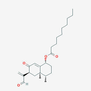 molecular formula C25H38O4 B1247605 Xylarenal A 