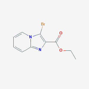molecular formula C10H9BrN2O2 B124767 Ethyl 3-bromoimidazo[1,2-A]pyridine-2-carboxylate CAS No. 143982-54-1