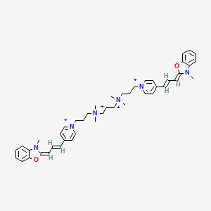 molecular formula C45H58N6O2+4 B1247683 PoPo-3 cation 