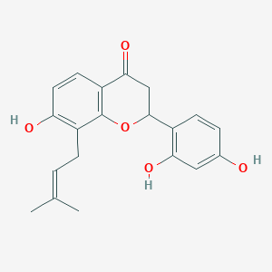 molecular formula C20H20O5 B1247687 Euchrenone-a7 