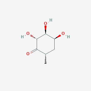 molecular formula C7H12O4 B1247689 Gabosine F 