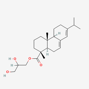 molecular formula C23H36O4 B1247701 Glycerin rosin ester CAS No. 8050-31-5