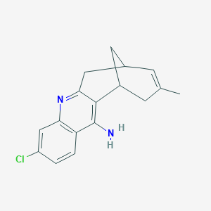 molecular formula C17H17ClN2 B1247719 Huprine Y 