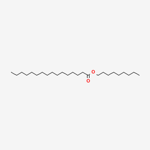 molecular formula C25H50O2 B1247735 HEXADECANOIC ACID NONYL ESTER CAS No. 42232-26-8