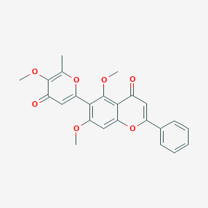 molecular formula C24H20O7 B1247751 Oppositin 