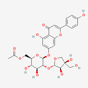 molecular formula C28H30O15 B1247755 6''-Acetylapiin 