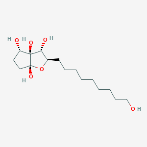 molecular formula C16H30O6 B1247763 Heliconol B 