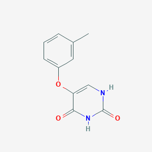 molecular formula C11H10N2O3 B124777 5-m-Tolyloxyuracil CAS No. 66047-04-9